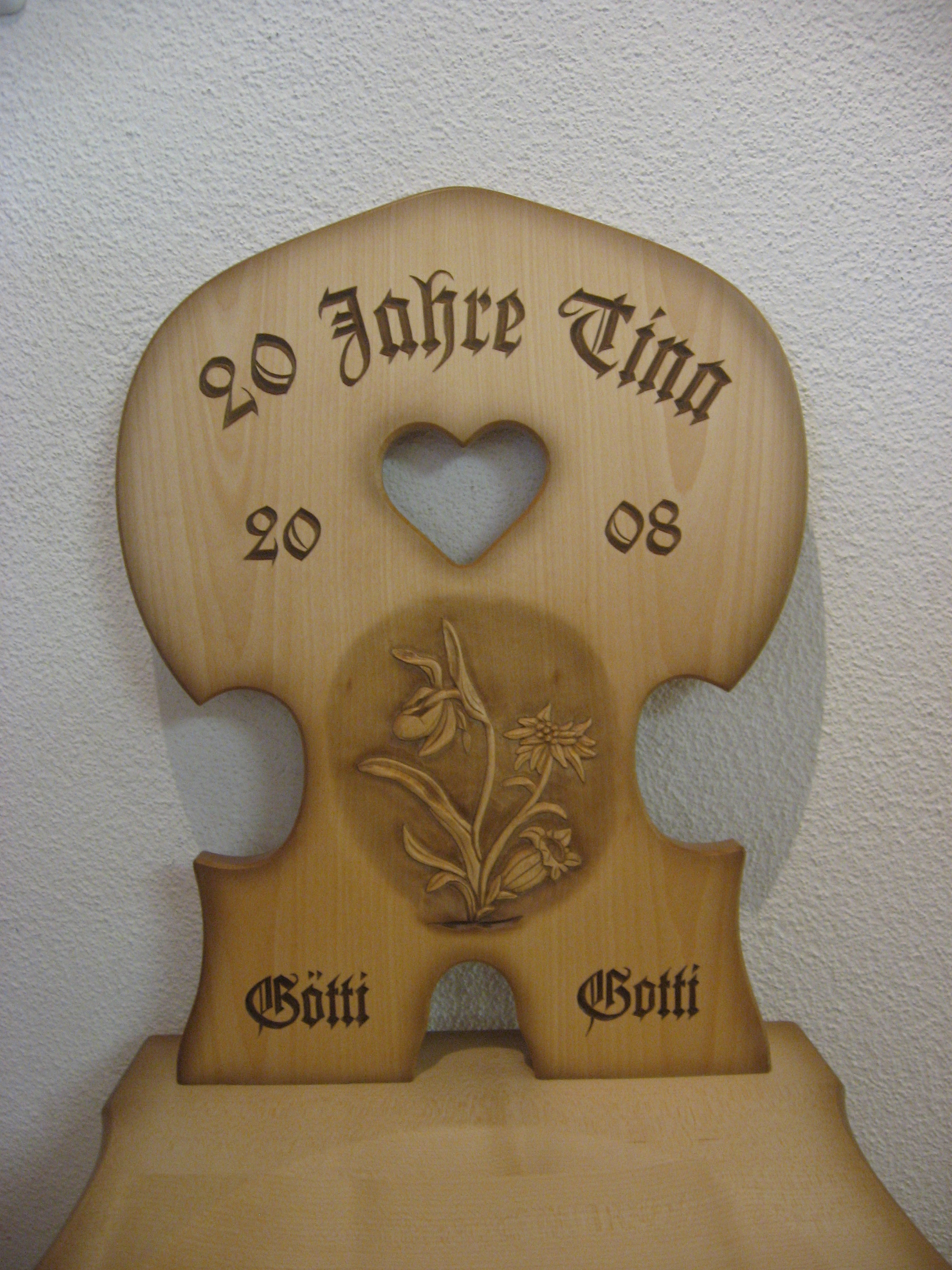 Blumenmotiv relief, patiniert