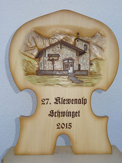 Stabelle, Klewenalpkapelle, relief