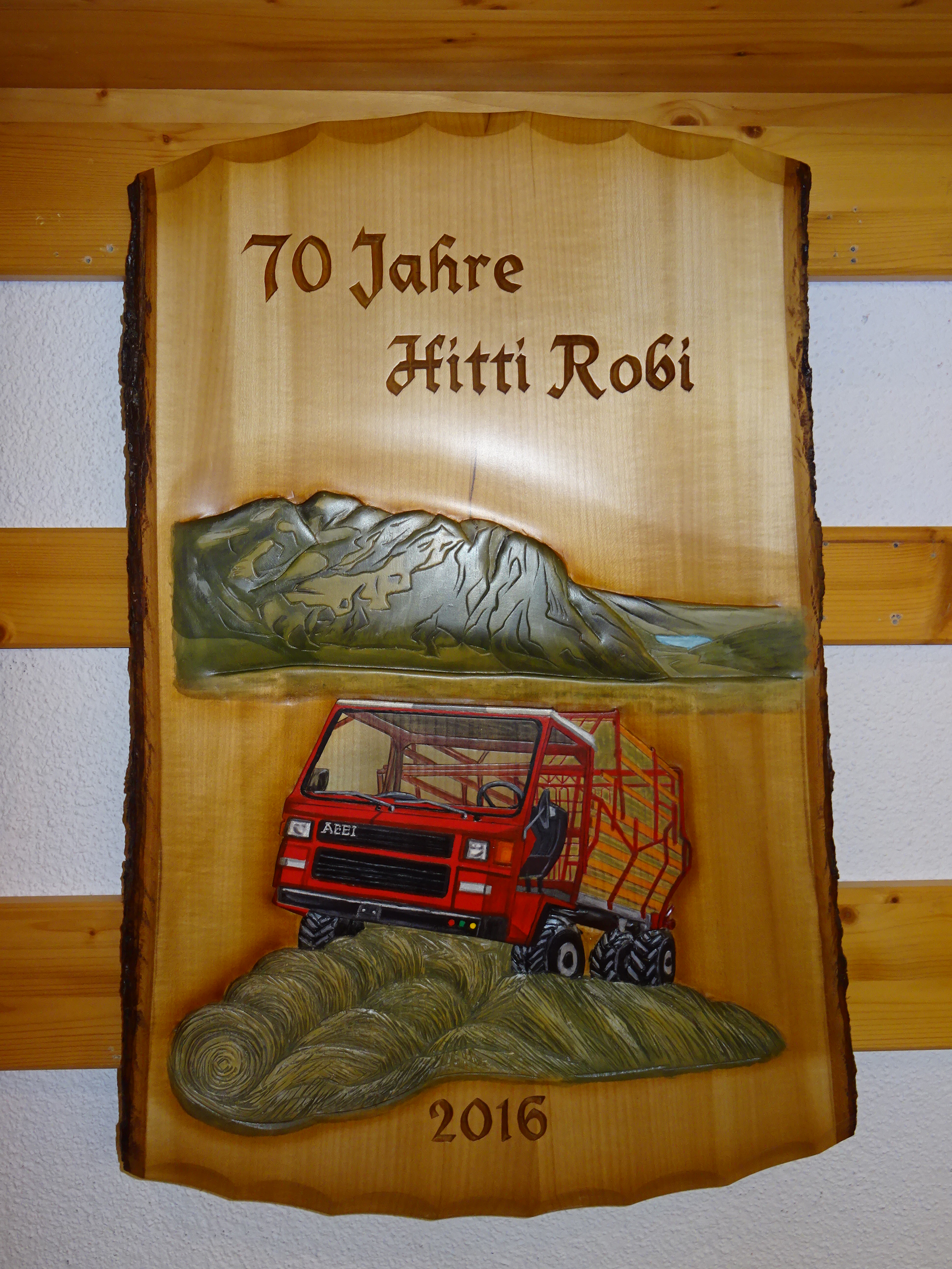 Rindentafel mit AEBI und Berg