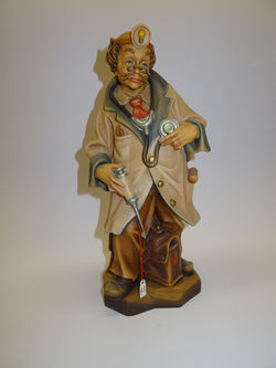 Arzt - Figur aus Holz