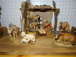 Krippenstall für 12cm Figuren