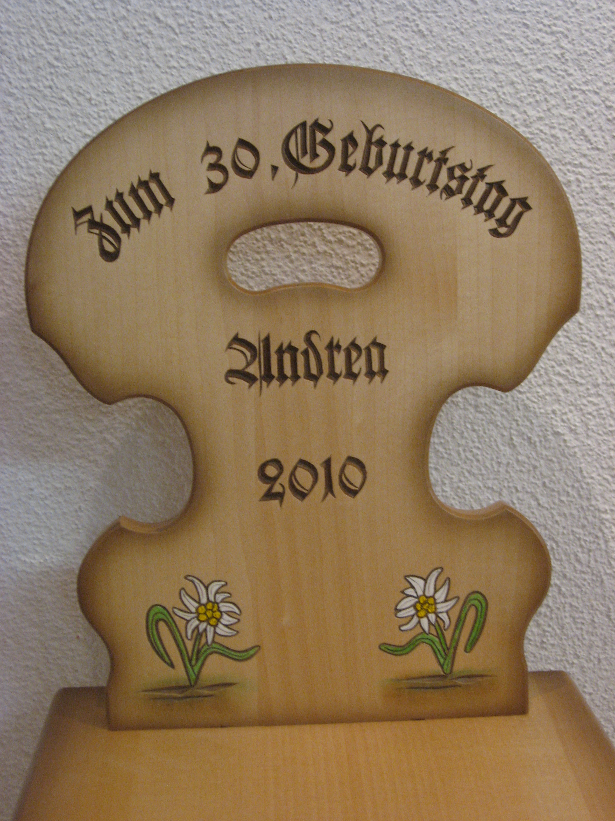 Kinderstabelle zum Geburtstag