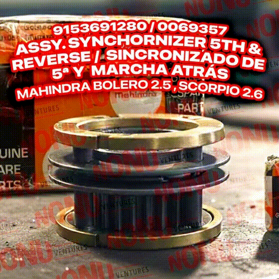 9153691280 _ 0068357 ASSY. SYNCHORNIZER 5TH & REVERSE _ SINCRONIZADO DE 5ª Y MARCHA ATRÁS 