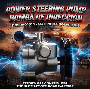 New Power Steering Pump for Mahindra Bolero 2.5 | Part No. 1102DA0161N