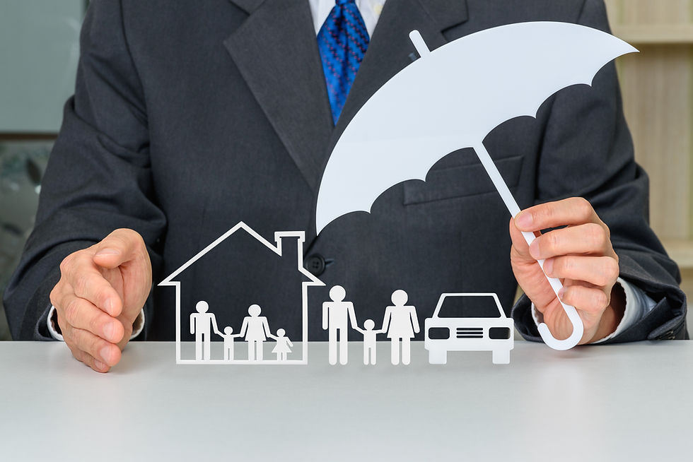 Family insurance _ members life protecton, financial concept _ Insurer _ insurance broker