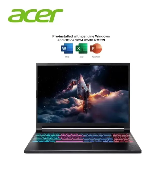 ACER NITRO V16s ANV16S-71-58B0 C5-210H, 16GB RAM, 512GB SSD, RTX5060