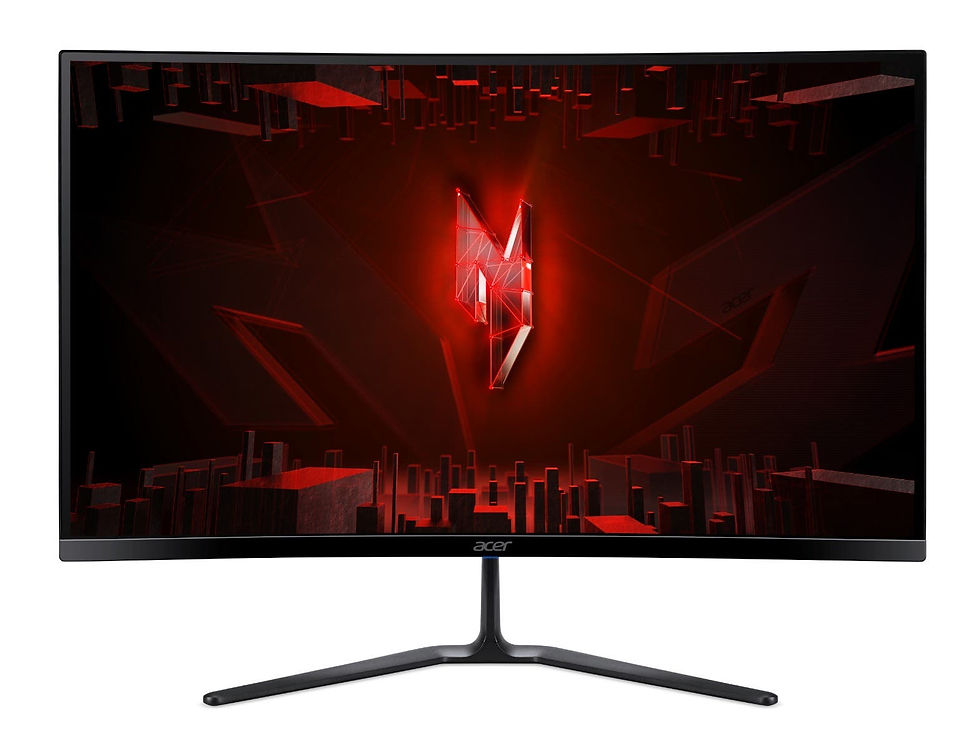 Thumbnail: Acer Nitro ED270X0 FHD curved gaming monitor black design