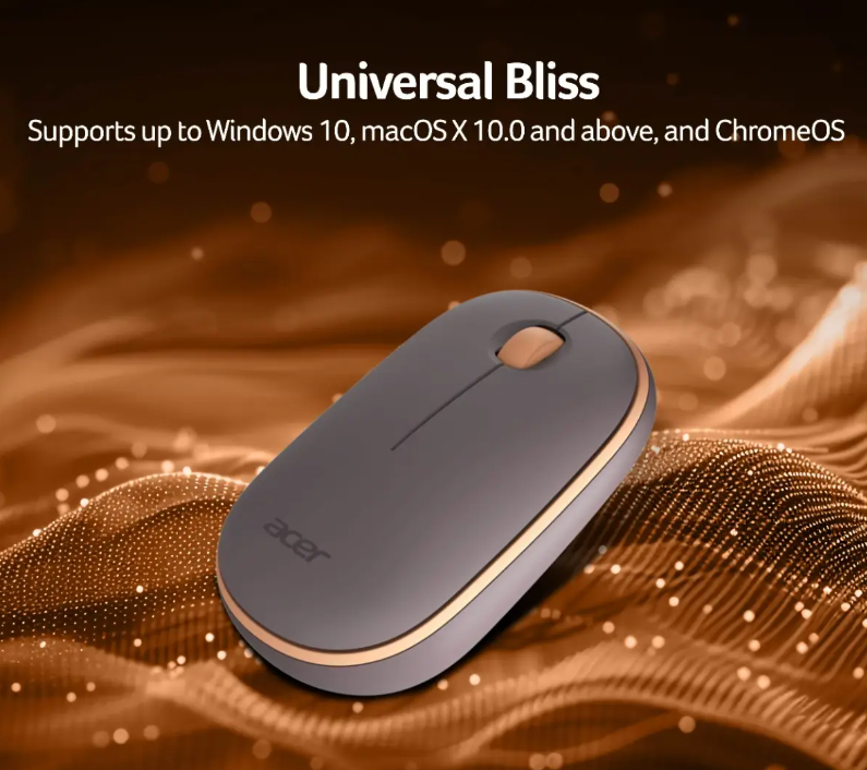 Thumbnail: Acer Bubble wireless mouse compatible with Windows and macOS.