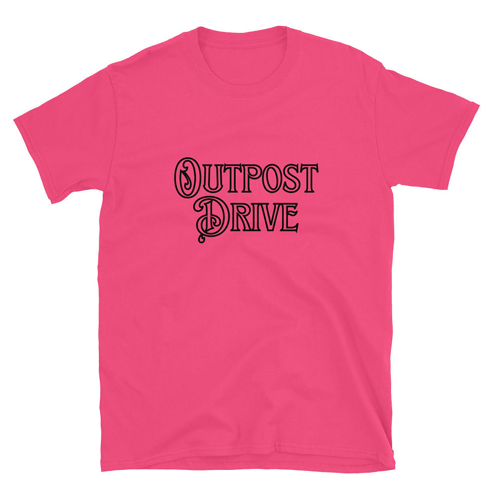 Thumbnail: Outpost Drive Logo T-Shirt (Black Text)
