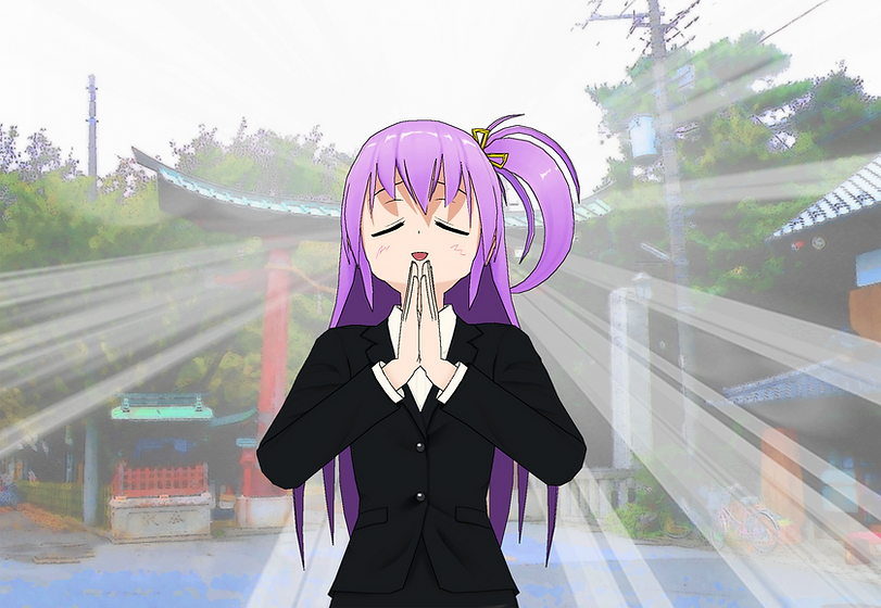 Anime Girl Praying