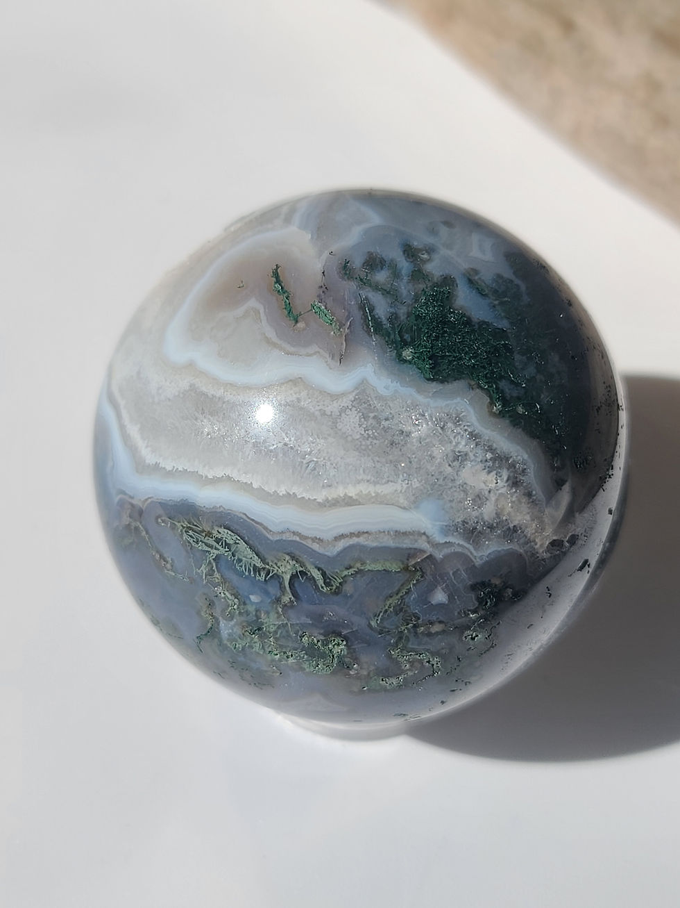 Moss Agate Sphere