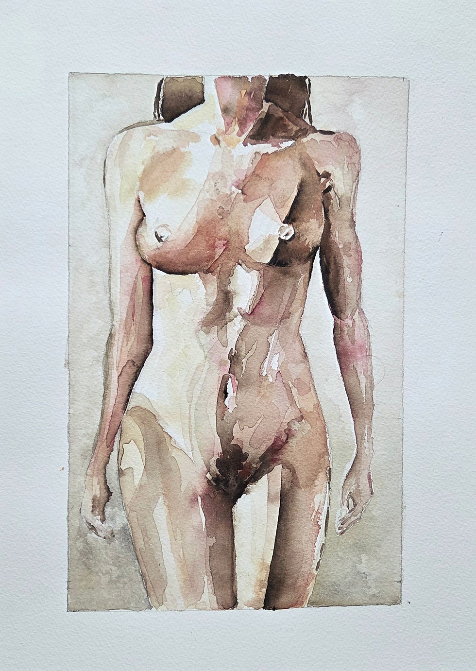Aquarel 3 nude