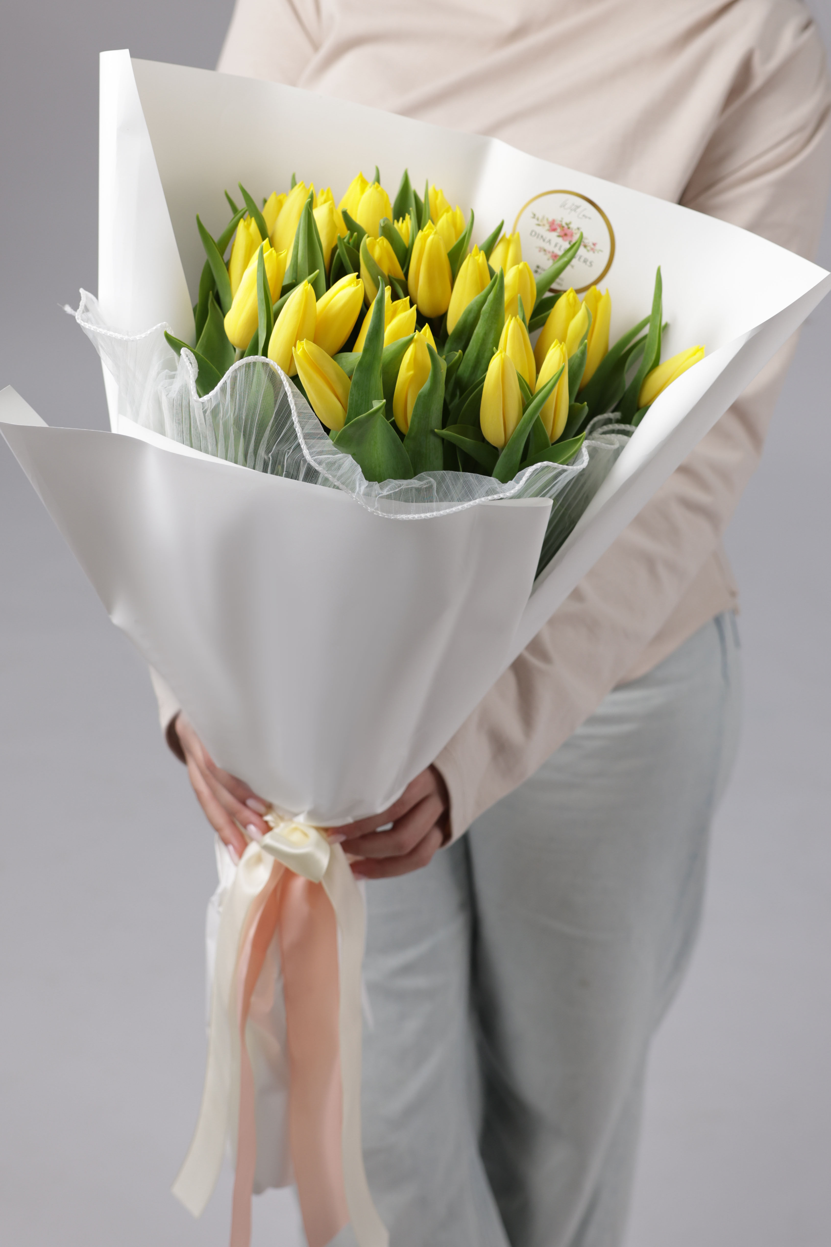 Fresh Yellow Tulips