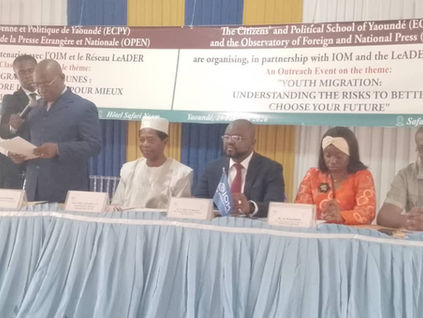 Classe foraine de Yaoundé sous le haut patronage de l'OIM organisée par l'ECPY et le réseau Leader