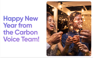 Happy New Year from the Carbon Voice Team!