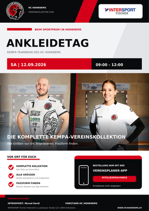 Ankleidetag Vereinskollektion
