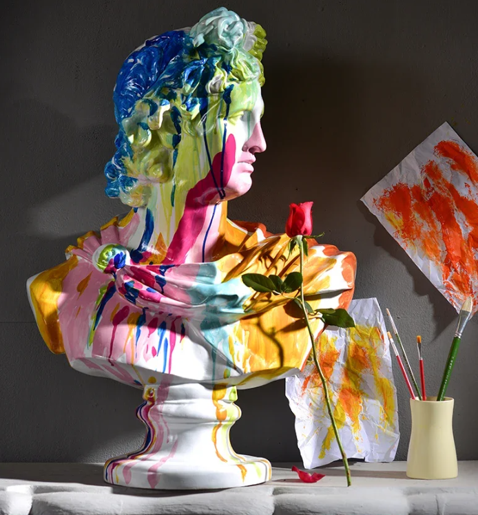 Miniatura: FIGURA DECORATIVA APOLLON