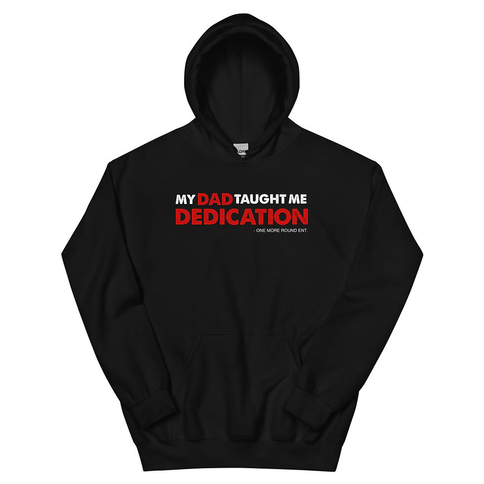 Thumbnail: Dad Dedication Hoodie - Black