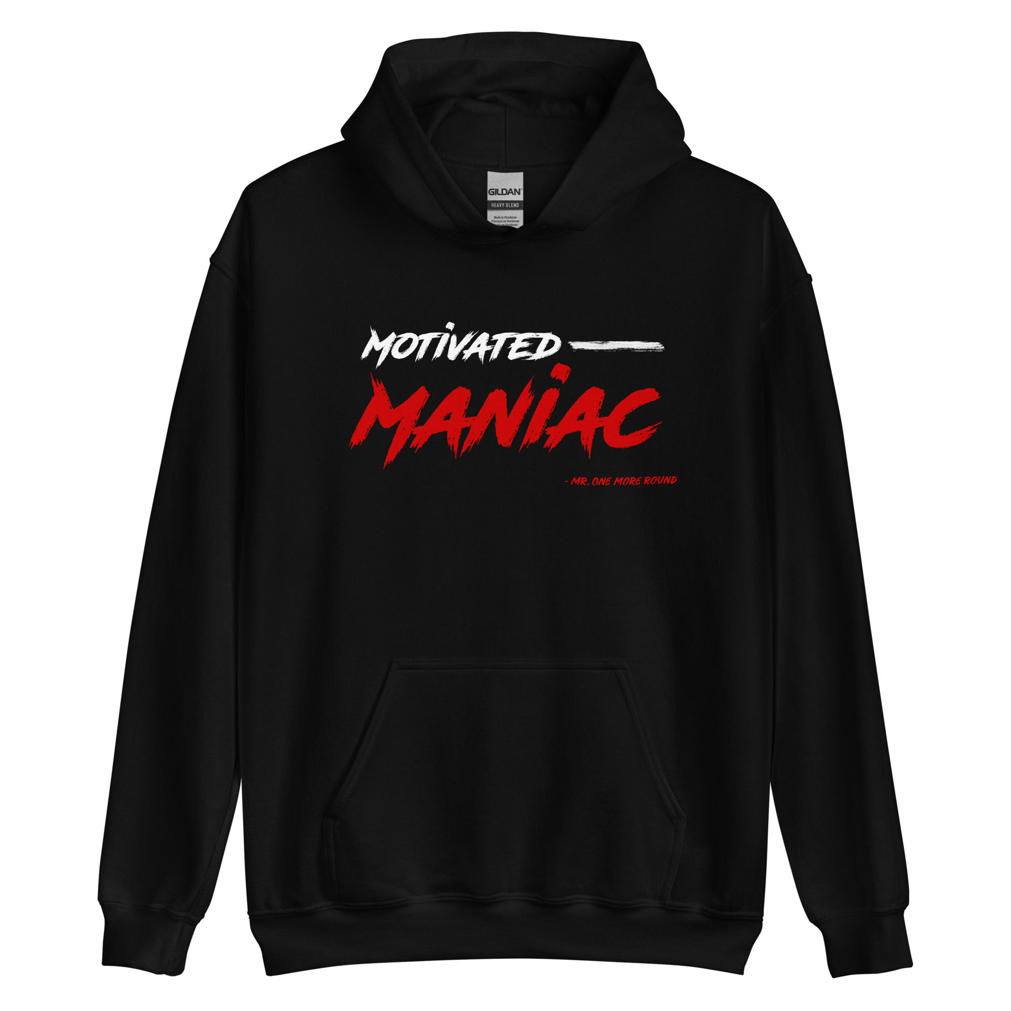 Motivated Maniac Hoodie - Black