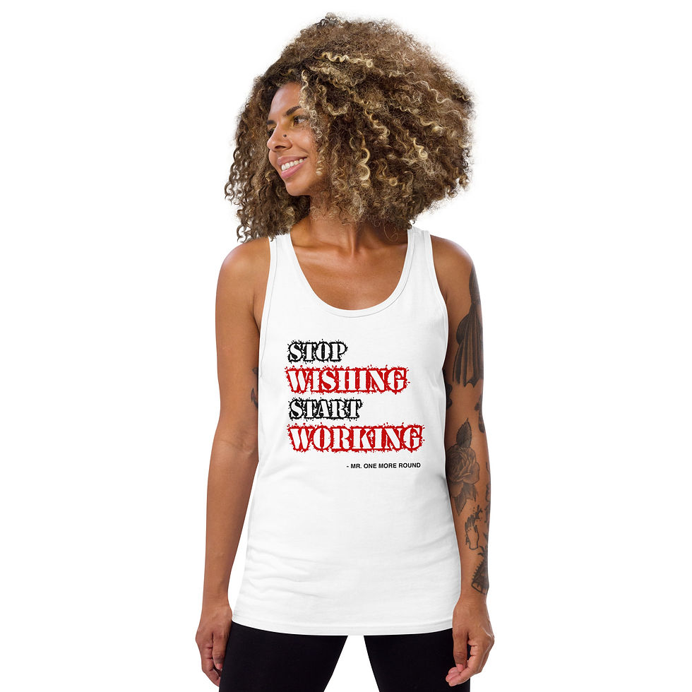 Thumbnail: Stop Wishing Tank - White