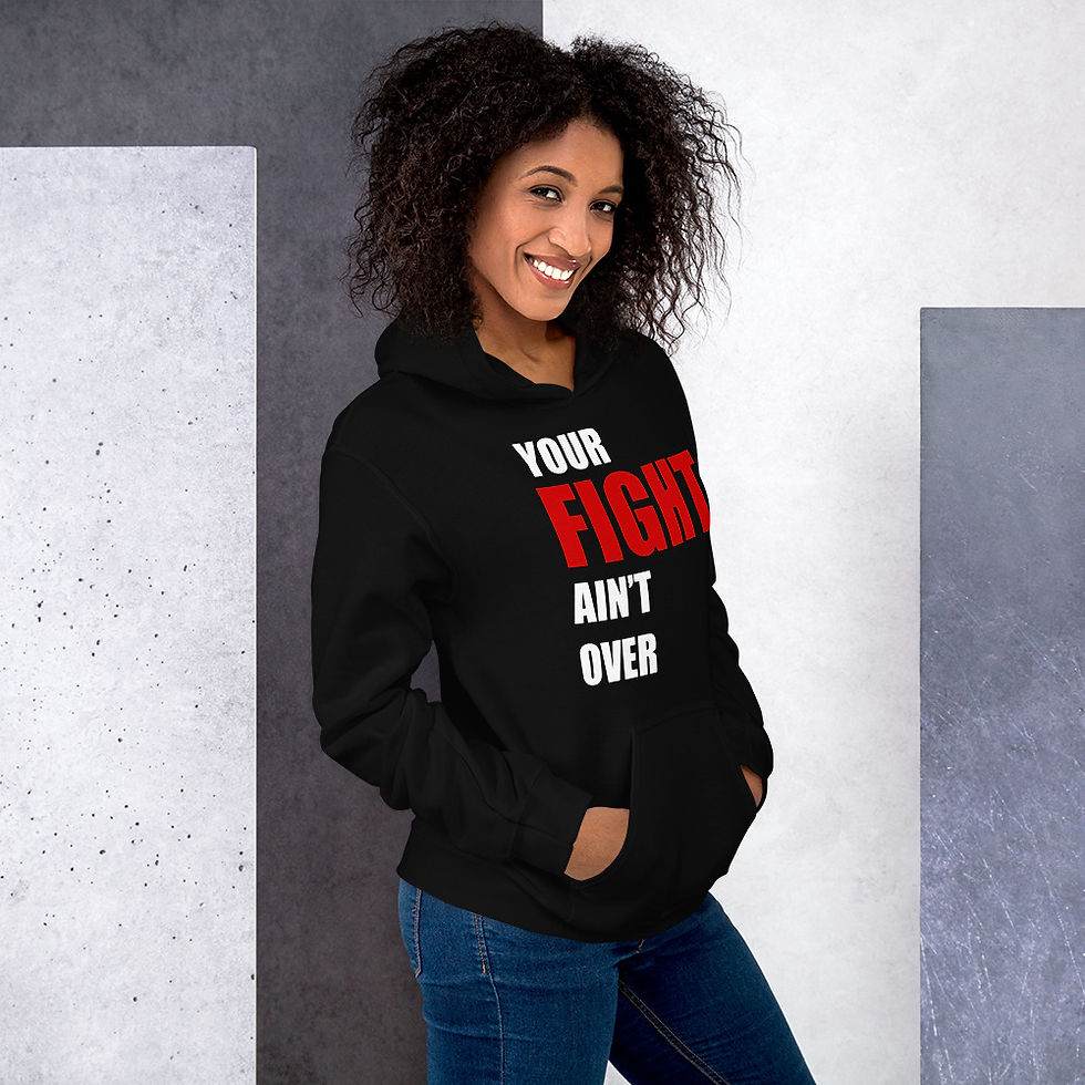 Thumbnail: Your Fight ain’t over Hoodie - Black