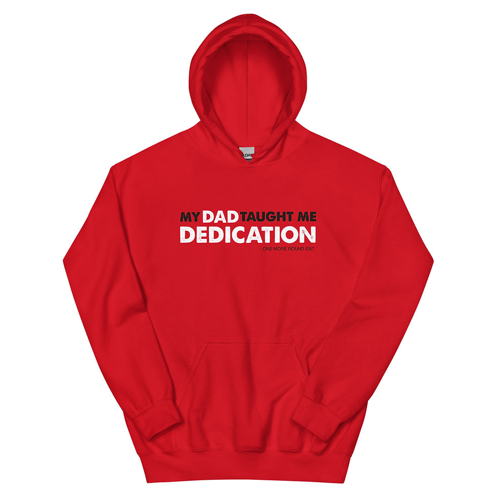 Thumbnail: Dad Dedication Hoodie Red
