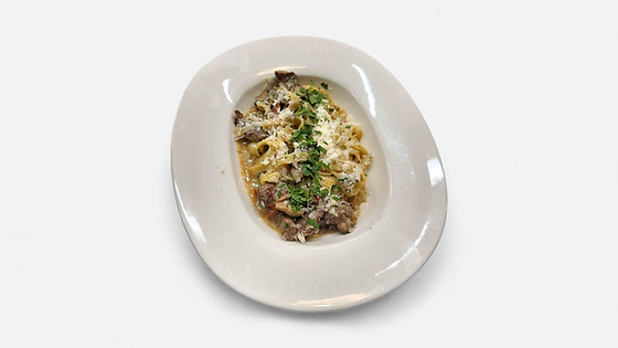 TAGLIATELLE CON MANZO