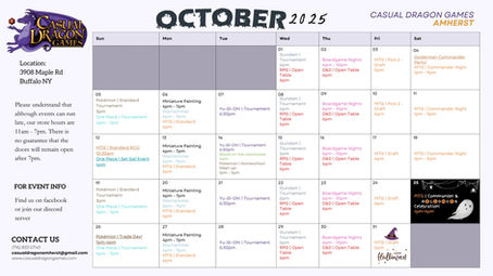 Amherst October Calendar!