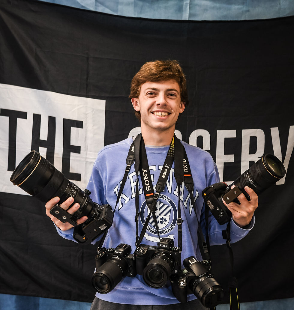 Nocjar serves as the editor-in-chief of The Observer at Notre Dame and St. Mary's College. Photo courtesy of Gray Nocjar.