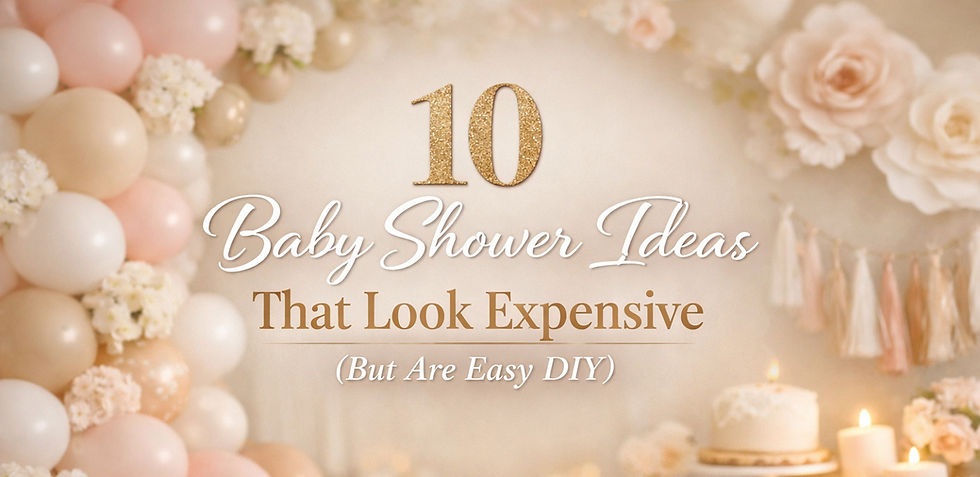 10+ Baby Shower Ideas That Look Expensive (But Are Easy to DIY at Home)