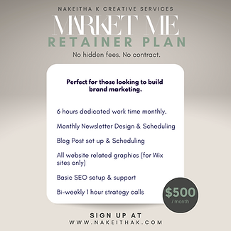marketing retainer plan