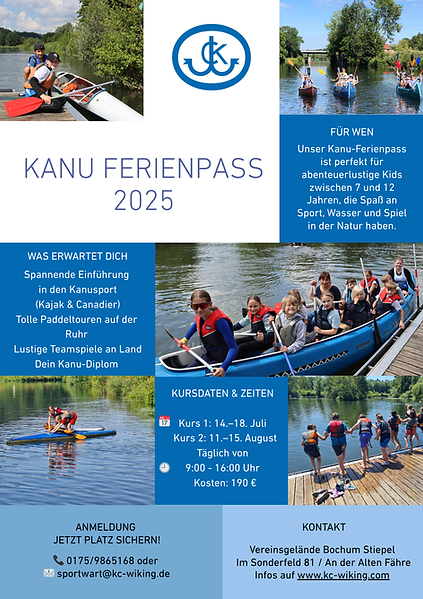 Kanu Ferienpass