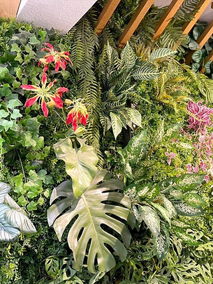 人造花人造植物牆仿真植物牆 網美牆設計打卡牆佈置 台北新北植栽牆設計價格費用報價單