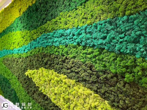 日式庭院歐式庭園商業空間軟裝潢 招財風水花園植物牆綠牆花牆苔蘚牆設計案例