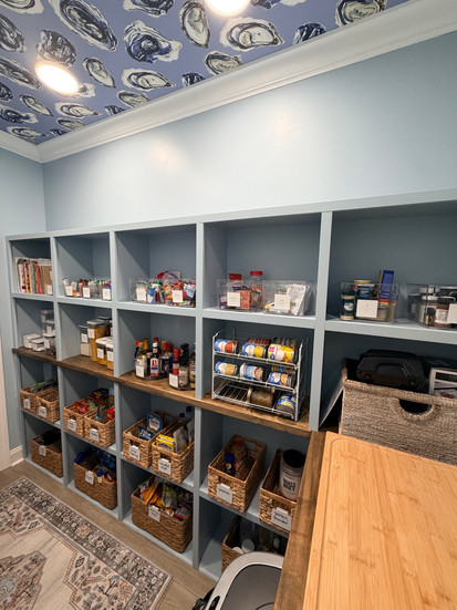 high end up scale pantry area