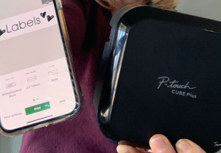 Organizing made Easy with the Brother P-touch Cube Plus Label Maker