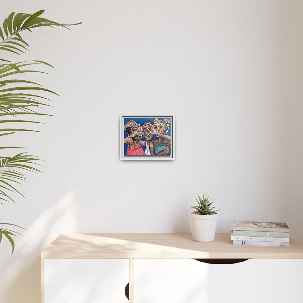 Thumbnail: Love - Framed Matte Canvas Art 
