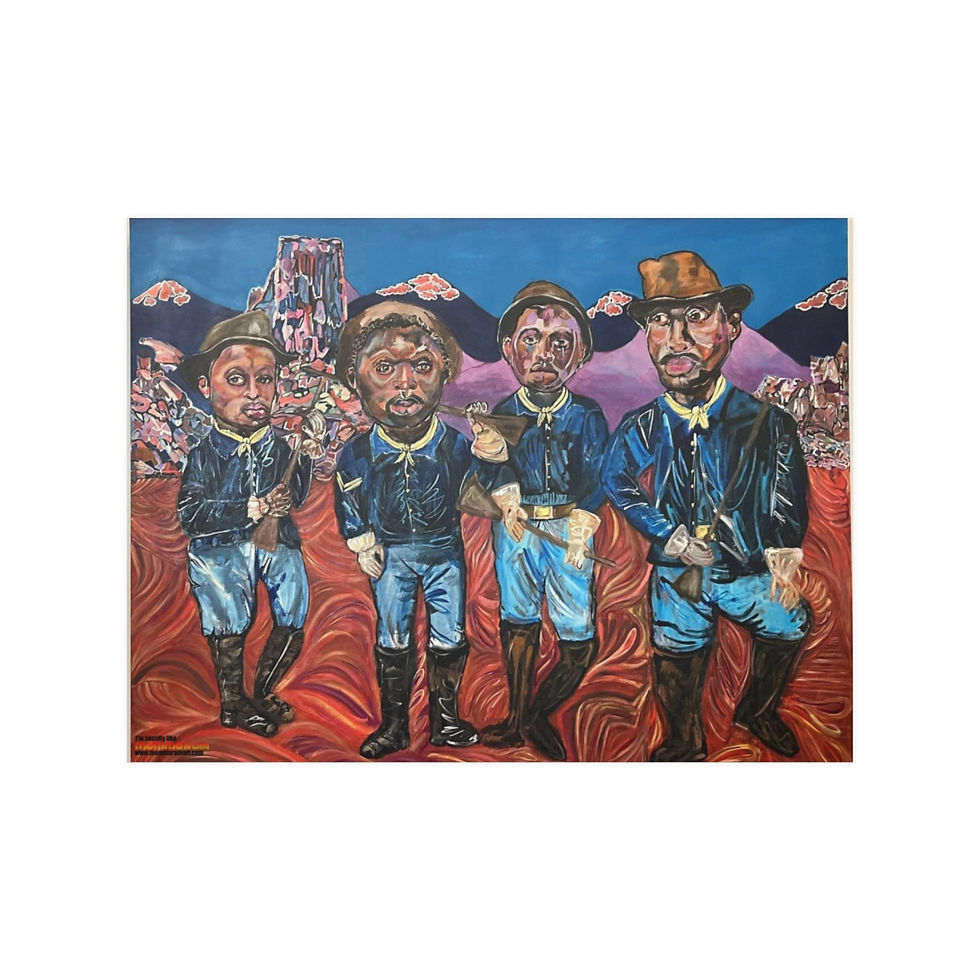 Thumbnail: Buffalo Soldiers - From Momma Rain Original Art Work