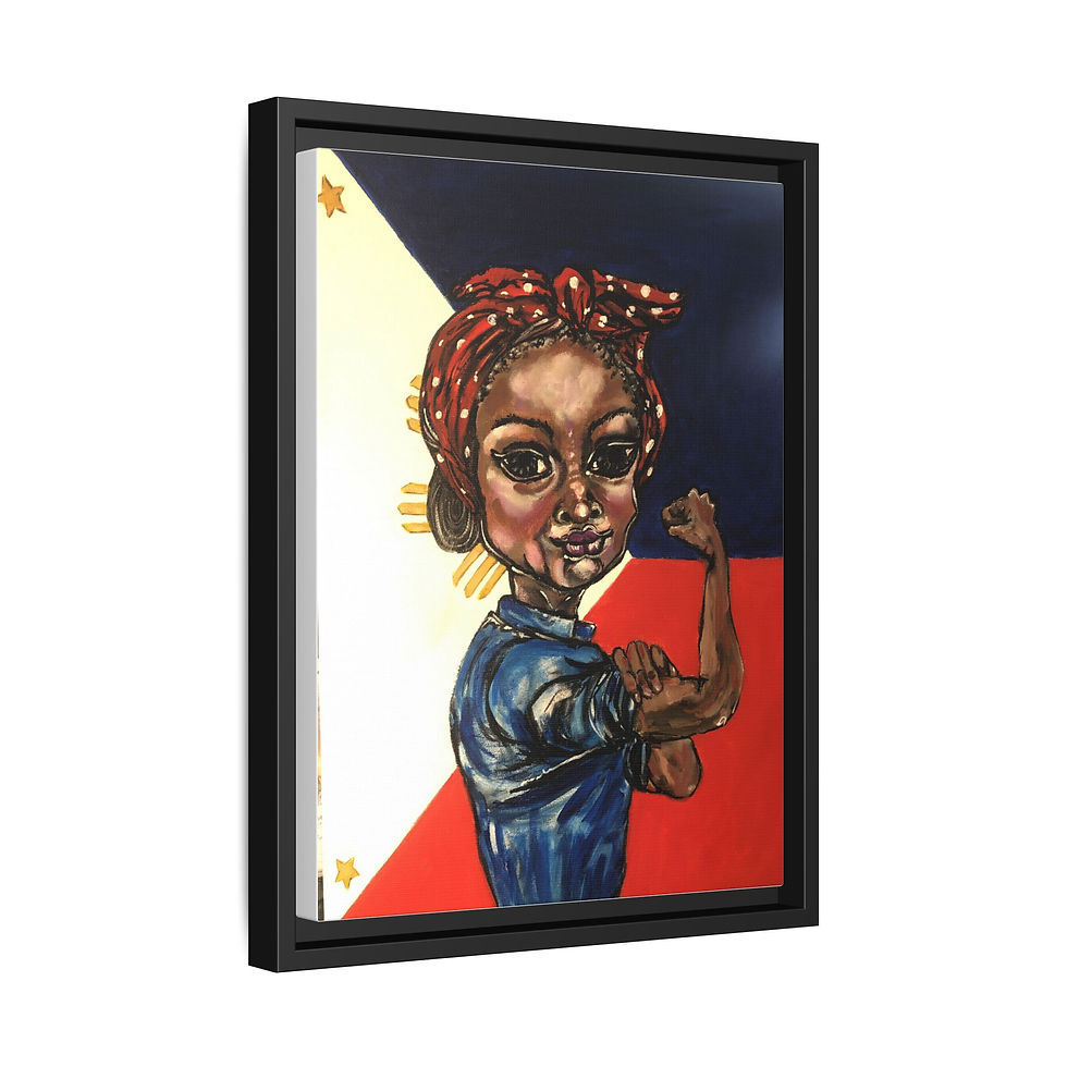 Thumbnail: We Can Do It - Empowering Matte Canvas Art, Inspirational Framed Wall Decor