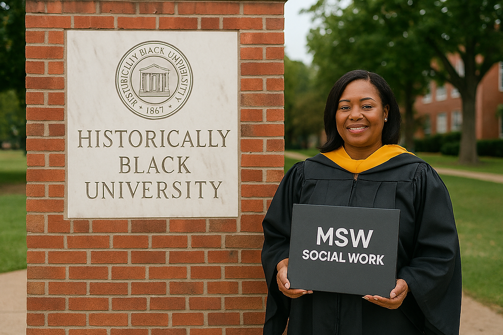 MSW Social Work Personal Historically Black University