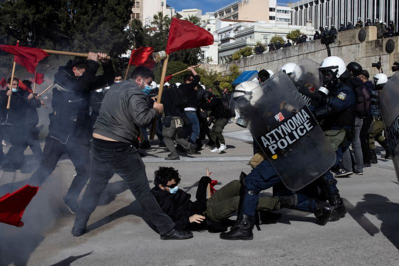 Repression of Universities in Greece
