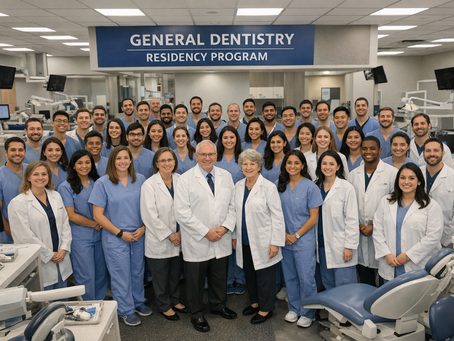 large group photo of general dentistry residency program