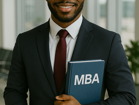 Executive MBA Degree African American man in dress attire