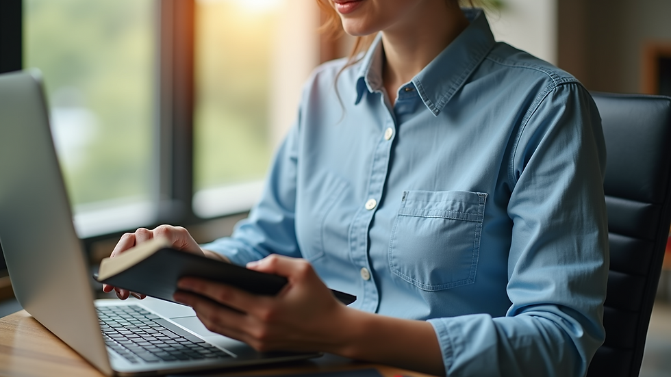 Close-up view of a laptop screen displaying social work research data