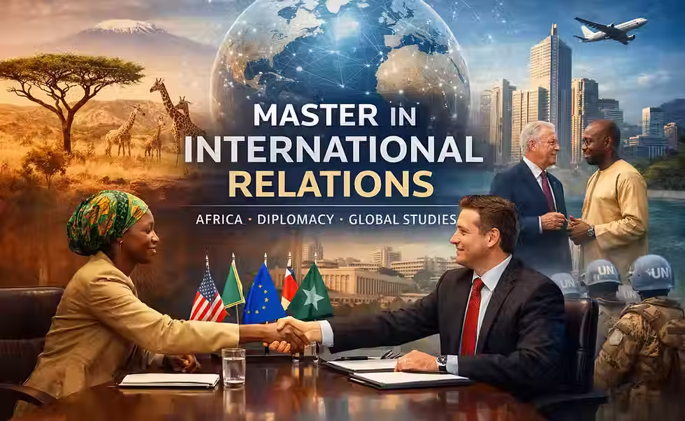 MA, International Relations, Africa, Diplomacy