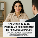  bilingual speaker of Spanish applying to PsyD program