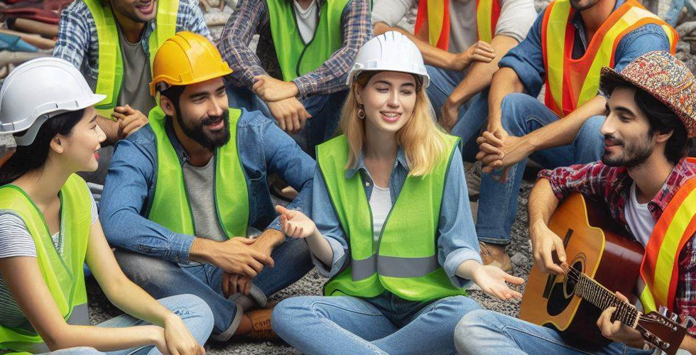 amistad social de trabajadores