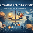 symbolic artistic depiction of the MS in Cognitive and Decision Sciences