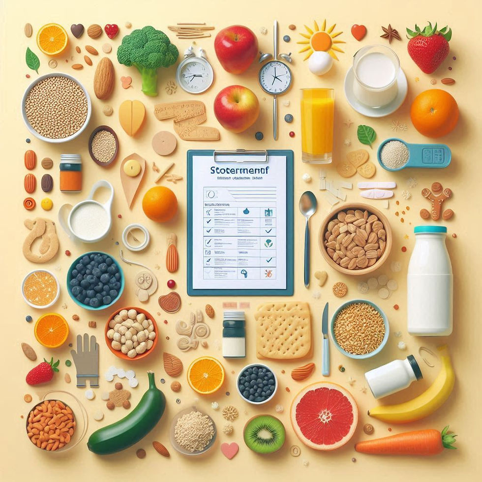 Nutrition Master Statement Examples