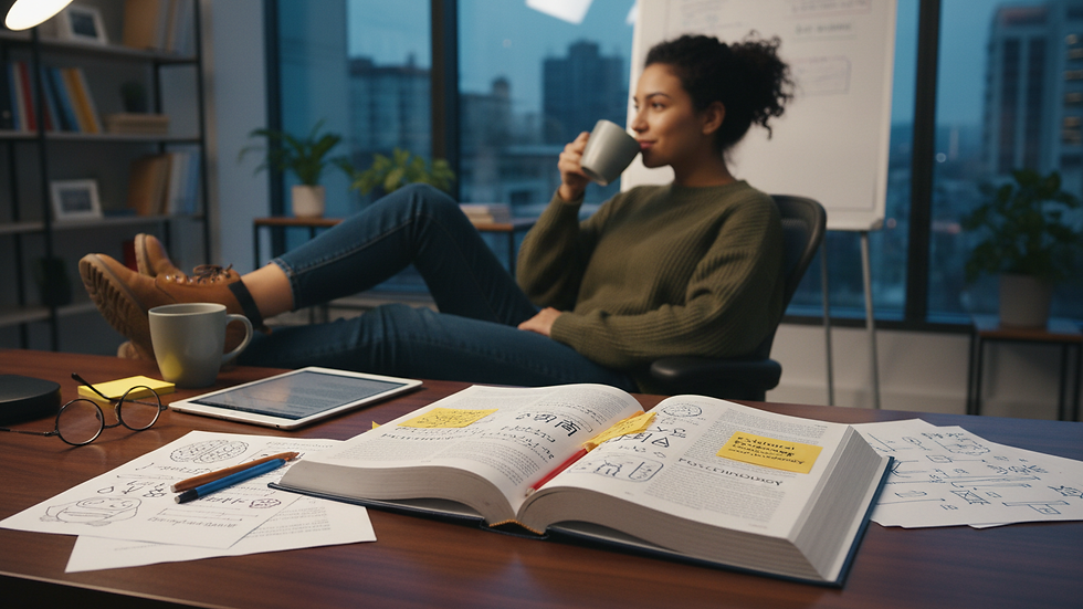 Close-up view of a psychology textbook open on a desk with diverse cultural notes